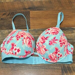 Pink Victoria's Secret Wear Everywhere Super Push Up Bra